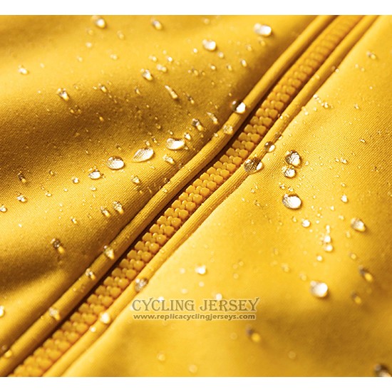 2019 Cycling Jersey La Passione Yellow Gray Long Sleeve And Bib Tight